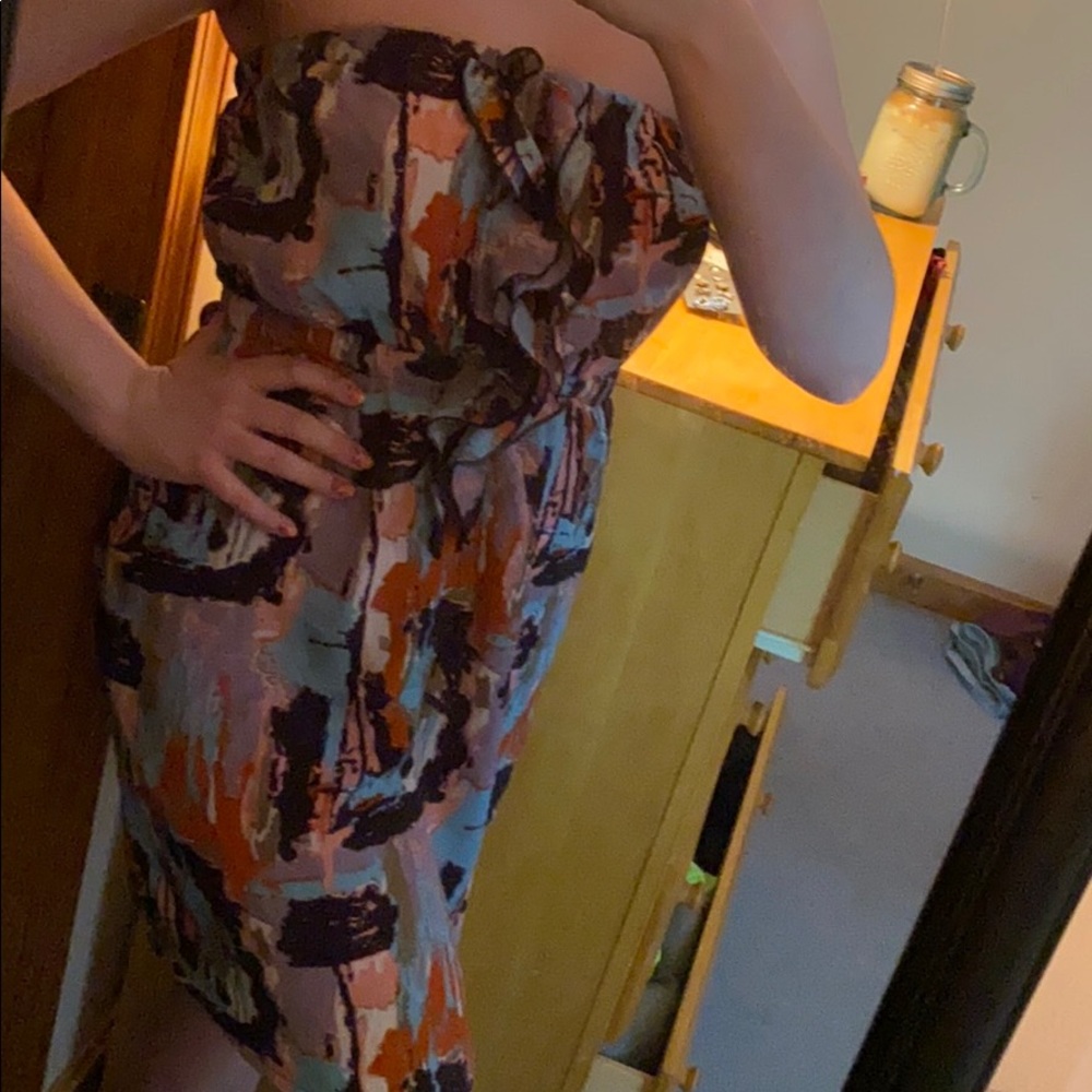 Strapless dress